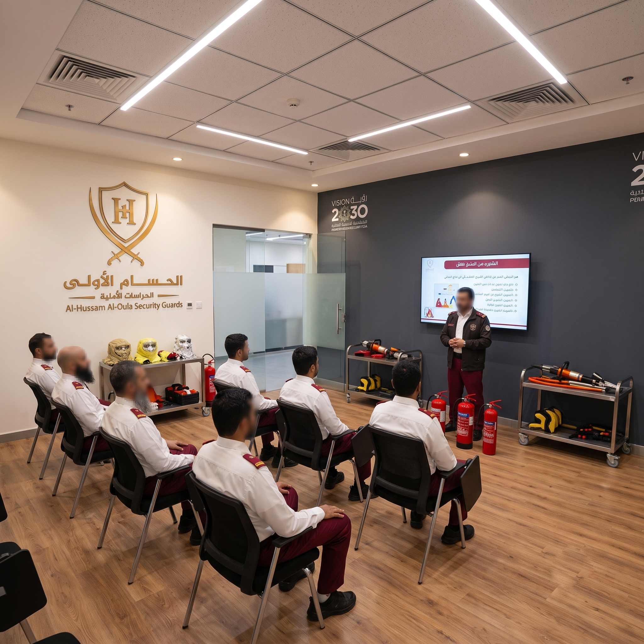 إعداد الخطط والاستشارات الأمنية